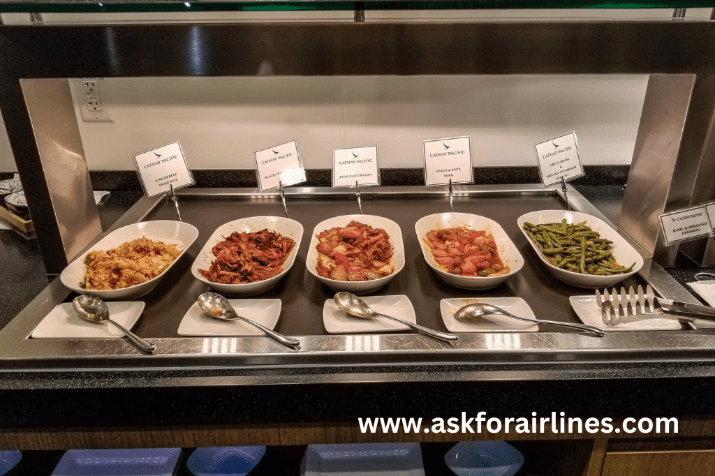 Cathay Pacific Catering at Terminal at SFO