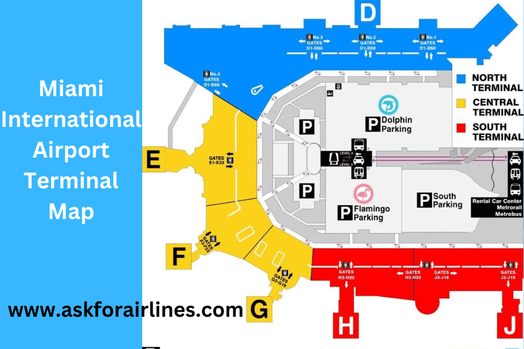 Emirates Airlines Miami International Airport Terminal Map