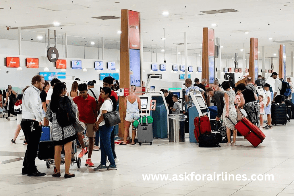 The SFO – Qantas Airways arrival Terminal