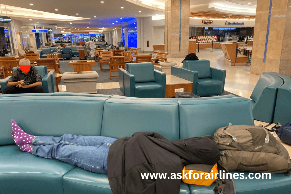 Waiting Areas in Terminal 4 at MCO