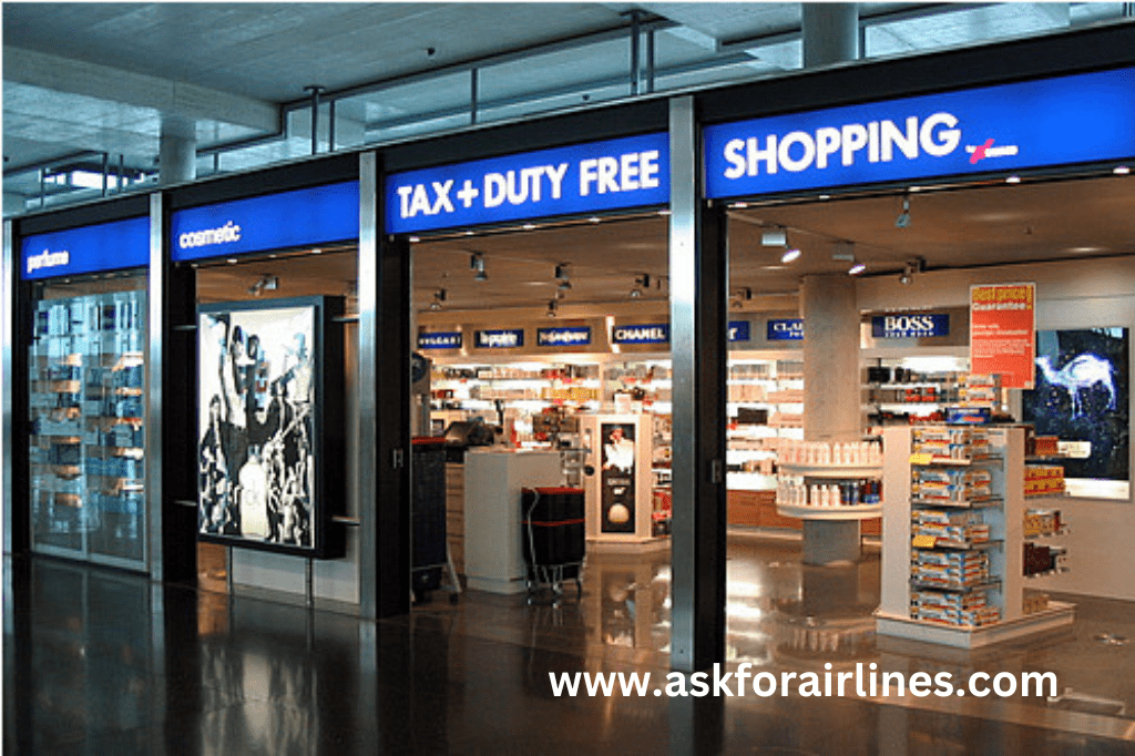 duty free shops at Lufthansa Airlines HOU terminal