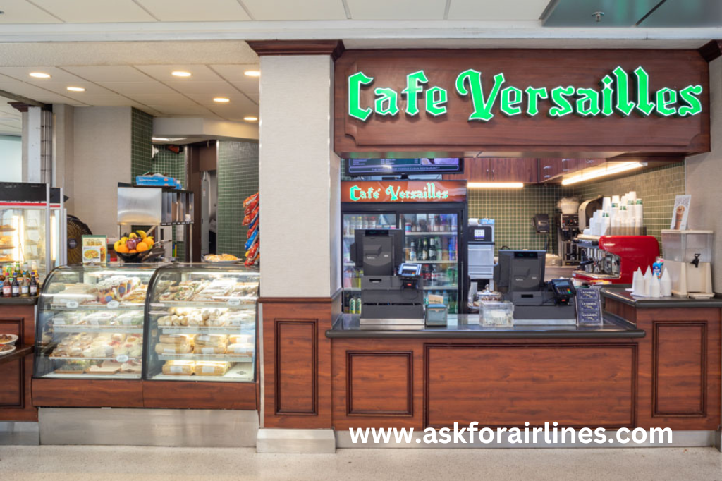 cafe at MIA airport